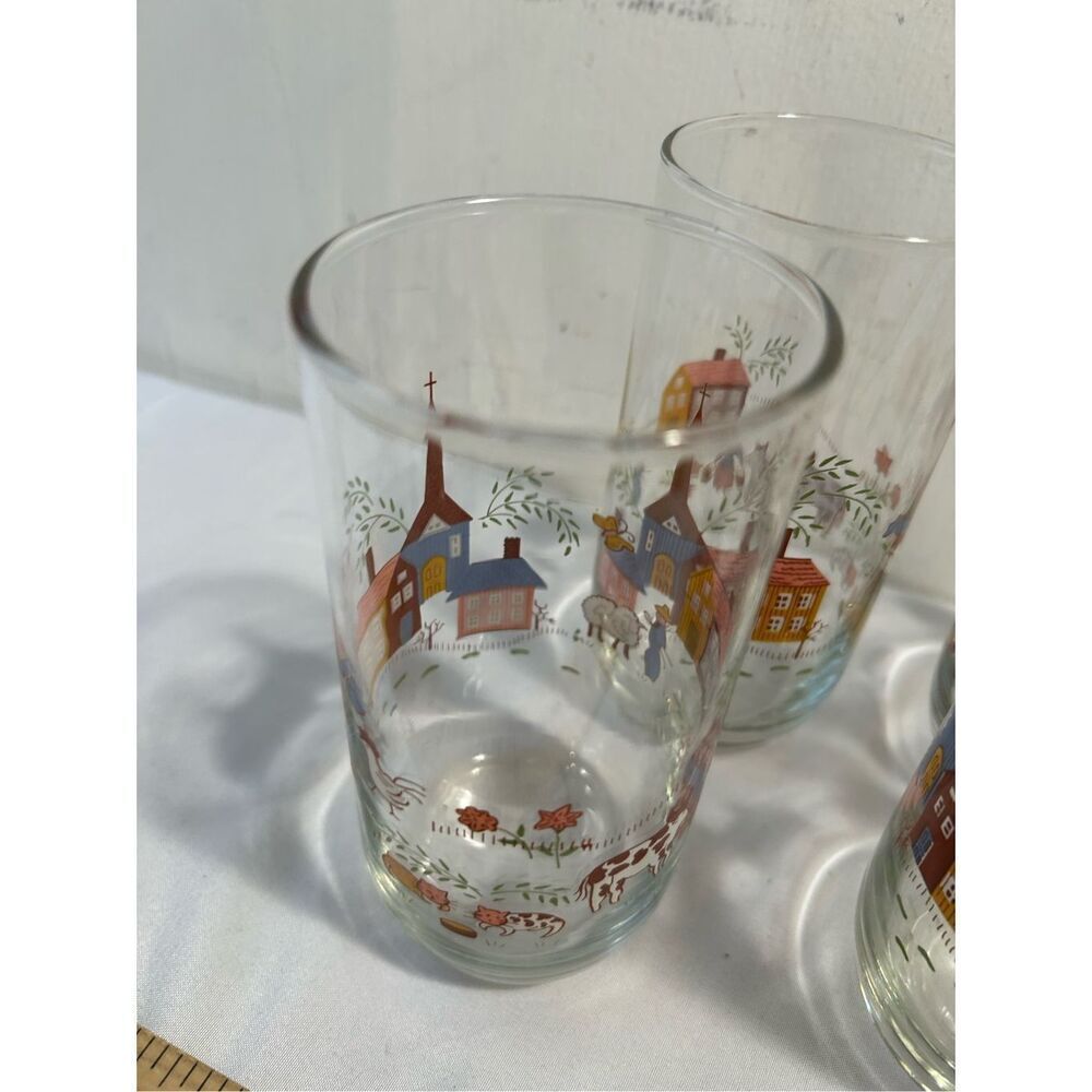 2 Heartland‎ glasses 16oz thick bottoms